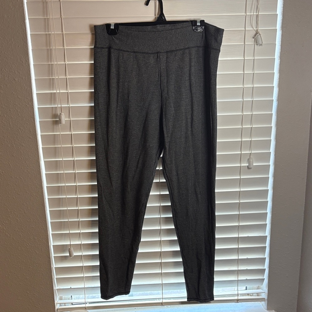 Cuddl Duds Heather Gray Leggings